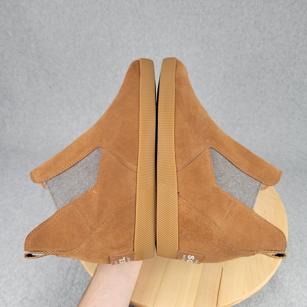 Sorel Out N About Slip On Wedge Women 12 Elk Brown Suede Bootie NL4911-243 - Picture 5 of 10